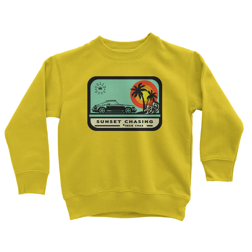 SUNSET CHASING Classic Kids Sweatshirt