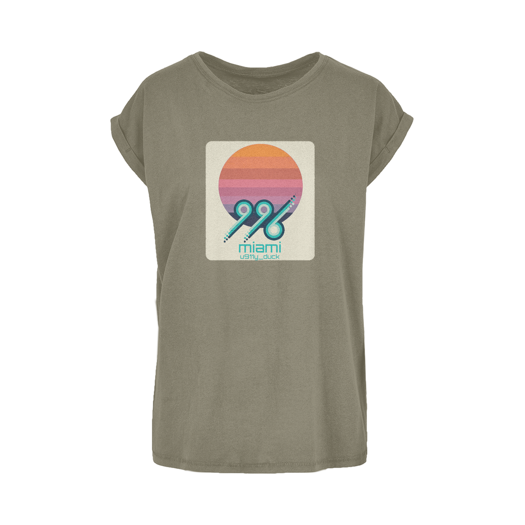 MIAMI 996 Women's Extended Shoulder T-Shirt XS-5XL